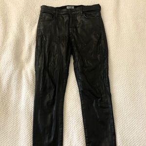 Agolde coated jeans